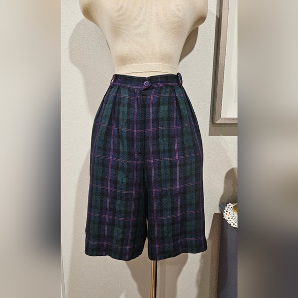 SUSAN BRISTOL Vintage Pleated Shorts! - Picture 1 of 12